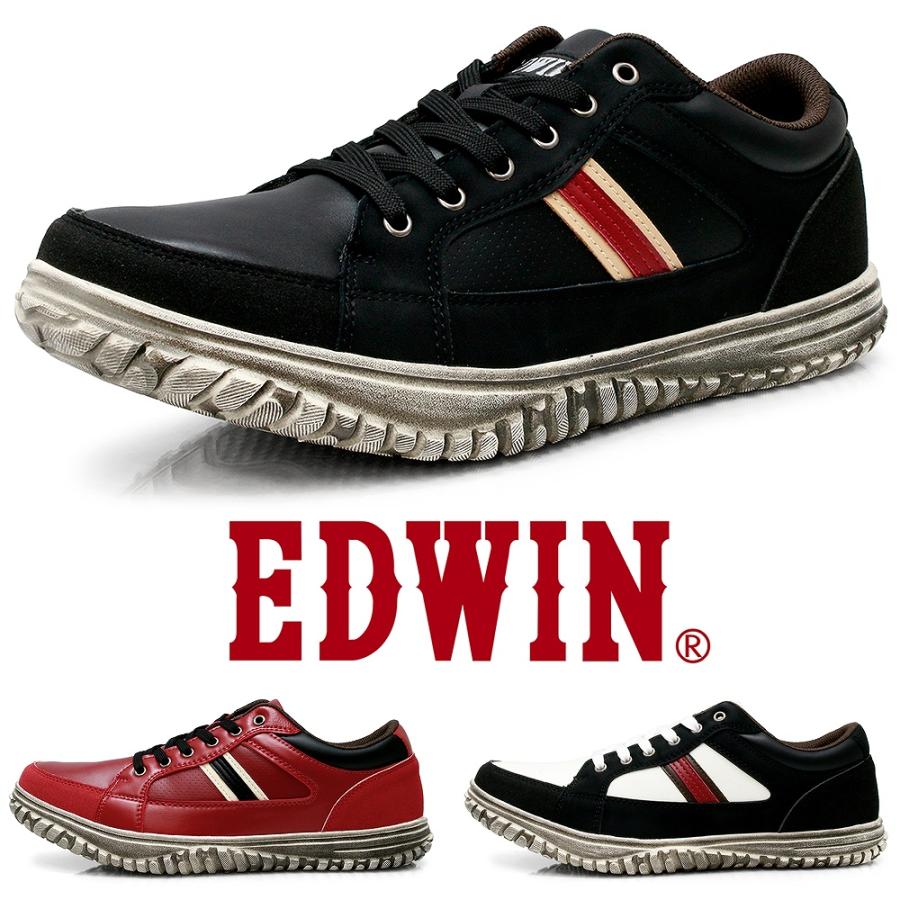 EDWIN（エドウィン） スニーカー メンズ カジュアル ウォーキング 軽量