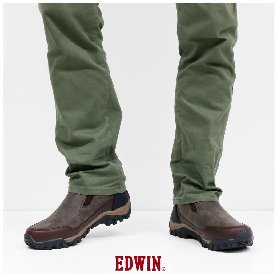 EDWIN 防水 スリッポン メンズ スニーカー トレッキング EDWIN 防水 スリッポン メンズ スニーカー トレッキング