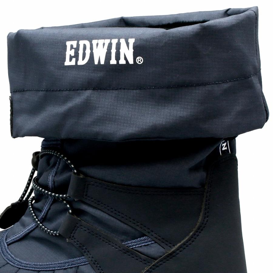 EDWIN（エドウィン） 防寒 冬靴 メンズ ウィンターブーツ 裏ボア生地