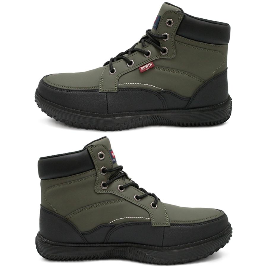最終価格‼️舗装用安全靴 ハイカット 。 EDWIN（エドウィン） 安全靴 鉄先芯 ハイカット スニーカー ブーツ