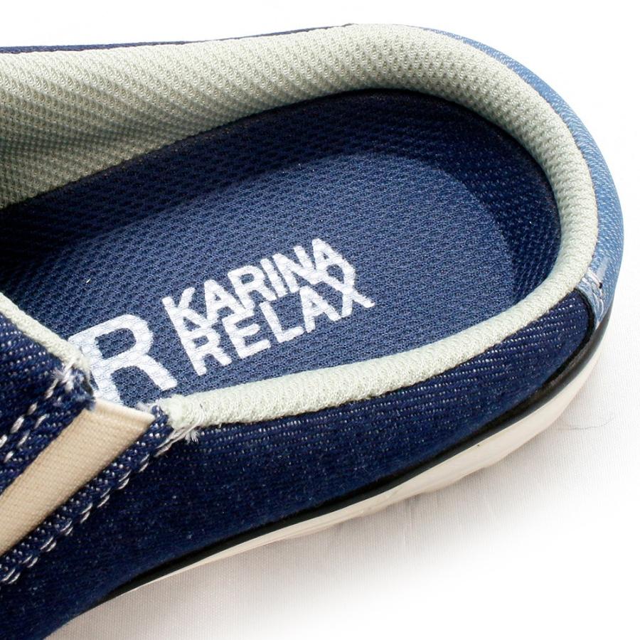 デニム風クロッグサンダル ブラック fairstone_kr1402