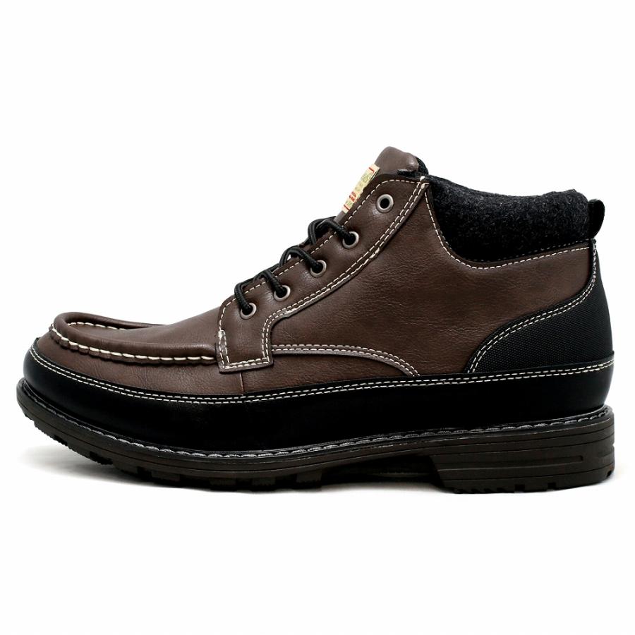 Woods メンズ ブーツ 防水 ワークブーツ ショート モカシン Woods メンズ ブーツ 防水 ワークブーツ ショート モカシン