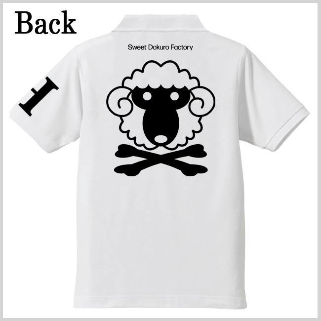 お気に入り ドクロ おもしろ 羊 ポロシャツ ひつドクロ 3l Xxl ホワイト ブラックプリント ポロシャツ Www We Job Com