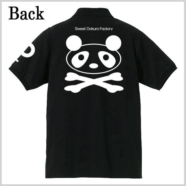 最大の割引 ドクロ おもしろ パンダ ポロシャツ ぱんドクロ S M L Xl ブラック ホワイトプリント ポロシャツ サイズ M Www Aidija Lt