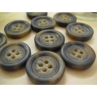 プラスティックボタン15個セット（マーブルボタン・大18mm） : 手芸の