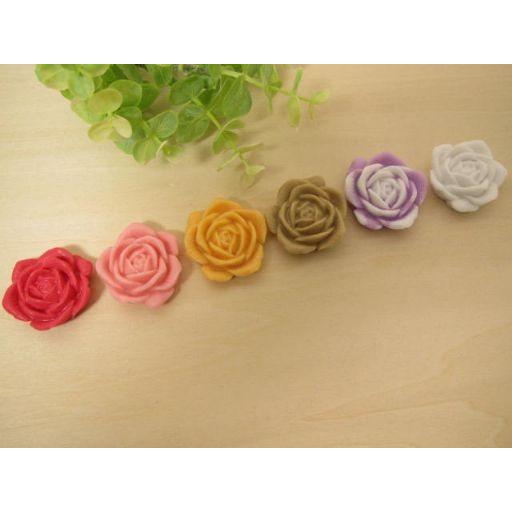 カボション 薔薇のデコパーツ、パーツ、貼り付けパーツ、ビックサイズ