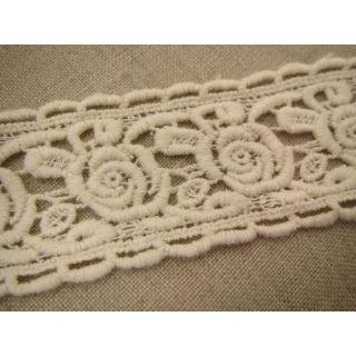 綿 ケミカル レース 1.5mパック コーデリア 中幅 花 薔薇 ケミカル  