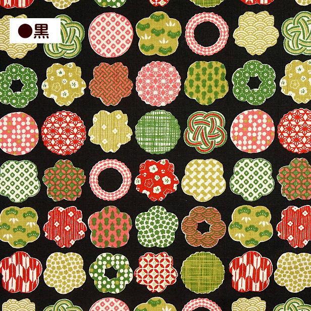 ひな祭り用カラフルコットン布 ひな祭り用カラフルコットン布