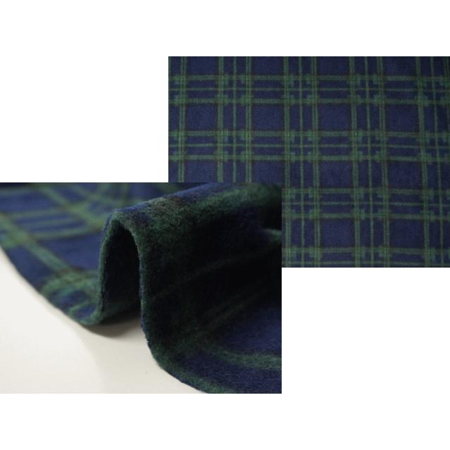 フリース 生地 ブラックウォッチ風 チェック柄 宅配便配送のみ Cos 3 手芸のfairylace 通販 Yahoo ショッピング