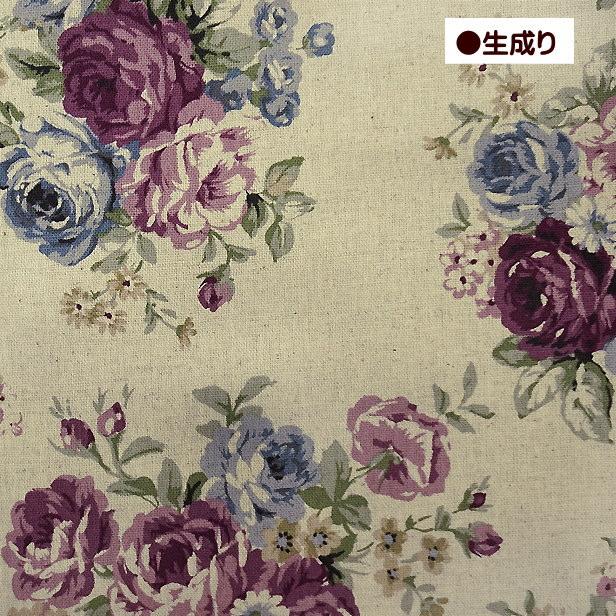 綿麻 生地 薔薇 オールドローズ ALTO ALBERT COLLECTION シック 花柄