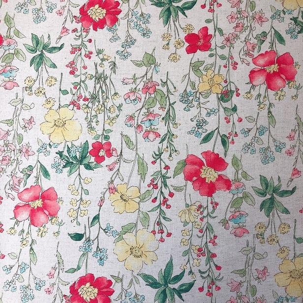 リニューアル 綿麻キャンバス 生地 水彩画風 草花 ボタニカルランド 綿麻 コットン 手芸 ボタニカル 花柄 大柄 ナチュラル 葉っぱ Cos 426 手芸のfairylace 通販 Yahoo ショッピング