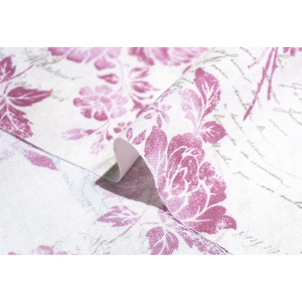 chintz•更紗❁⃘*.゜様　ご確認用ページ シーチング 生地 ボタニカル柄 花と英文とスタンプ 消印 エアメール