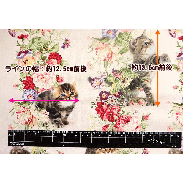 シーチング生地 インクジェットプリント キルトゲイト ローズ ミート