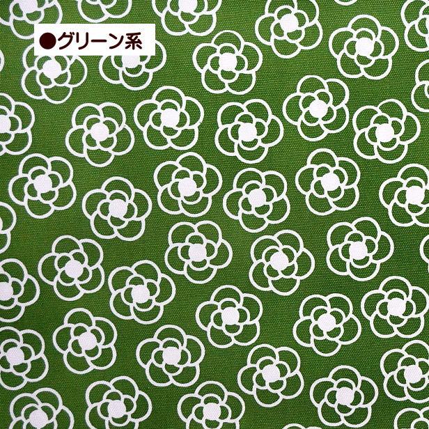 オックス 生地 ミニ カメリア 椿 花柄 大人っぽい おしゃれ シンプル