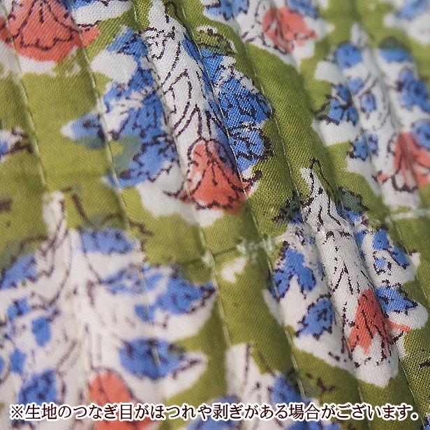 訳あり 10cm単位 50cmから ヌビ インド キルティング 生地 nubi 花柄
