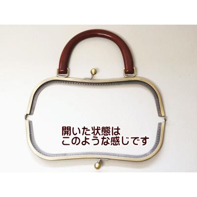 がま口 口金 木製持ち手つき (M型 特大 27.0cm) 縫い付けタイプ 手芸