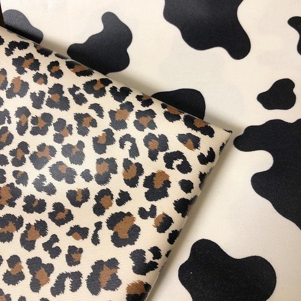 信用 ラミネート生地 ヒョウ柄 牛柄 アニマル柄 動物 アニマル 豹柄