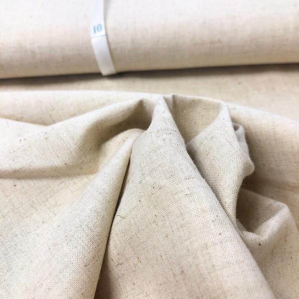 ハーフリネン 生地 無地 リネン55% 綿45％ 布 手芸 /メール便配送は2m