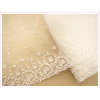 レース 超広幅 チュールレース カット売り (シャーロットガーデン