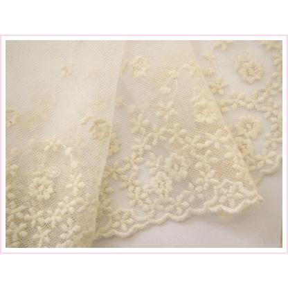 超 広幅 チュールレース 1反 シャーロットガーデン 宅配便配送のみ