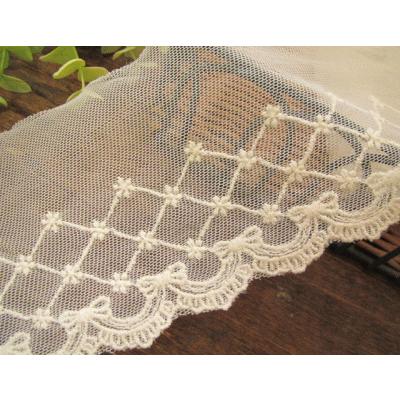 レース 広幅 チュールレース (ティアラ) カット売り 手芸 : 手芸の