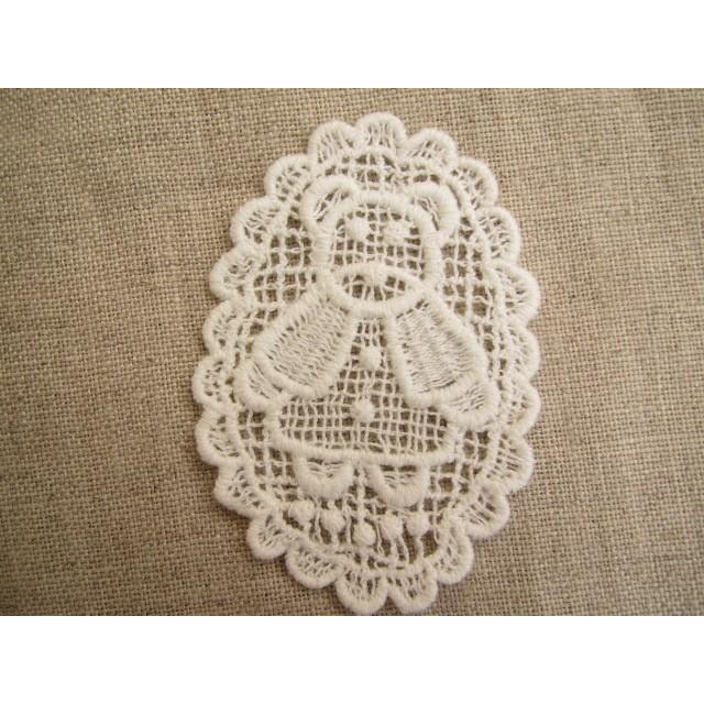 手芸 レースワッペン (ベア) セット ワッペン : 手芸のfairylace