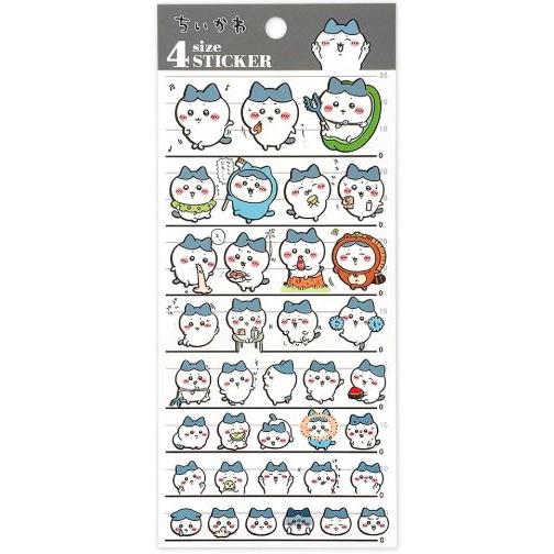 rii ☀︎プロフ必読☀︎ カミオジャパン ちいかわキャラクター 4サイズステッカーズ ハチワレ