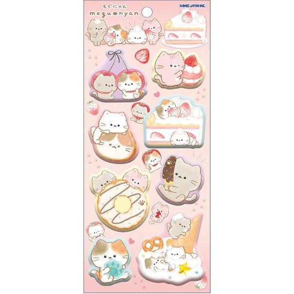 カミオジャパン もーっともっちりシール 立体 シール もぐにゃん