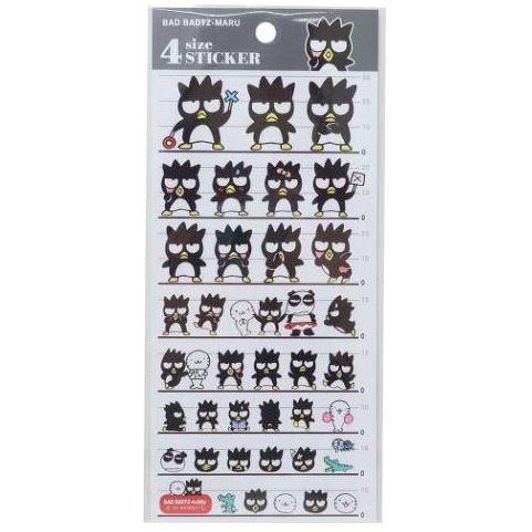 カミオジャパン サンリオキャラクター 4サイズステッカーズ バッドばつ
