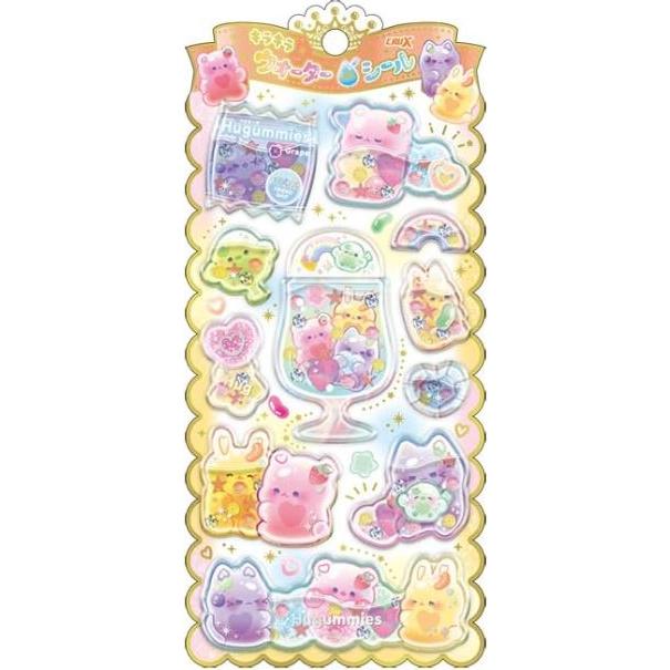 ウォーターインシール クラックス ねこ くま うさぎはぐみーず