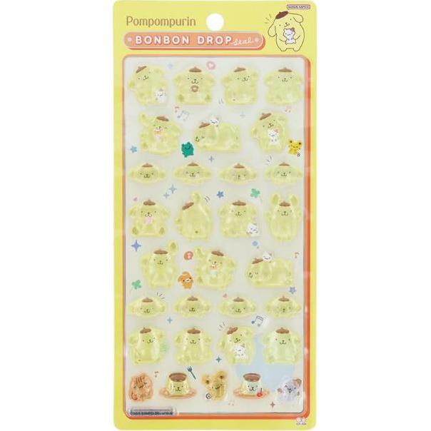 サンスター文具 サンリオキャラクター シール 立体 ボンボンドロップ
