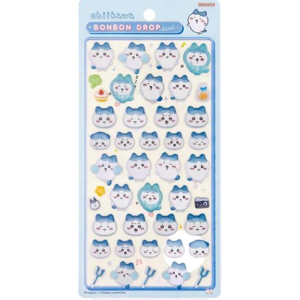 サンスター文具 ちいかわキャラクター シール 立体 ボンボンドロップ