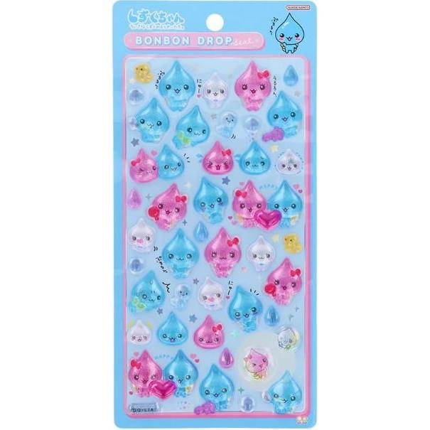 サンスター文具 しずくちゃん シール 立体 ボンボンドロップシール