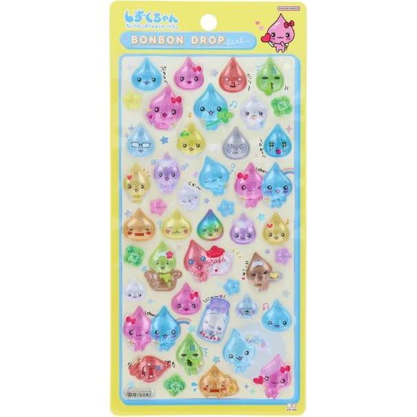 サンスター文具 しずくちゃん シール 立体 ボンボンドロップシール