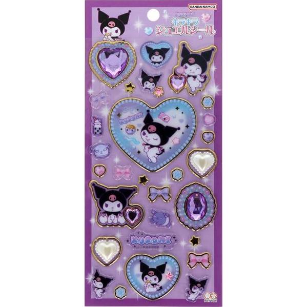 サンスター文具 サンリオキャラクター シール 立体 キラキラジュエル