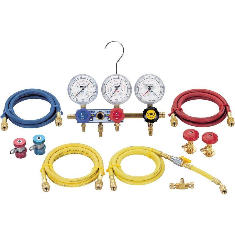 最新 イチネンTASCO TA126-3GH R135aカーエアコンサービスキット