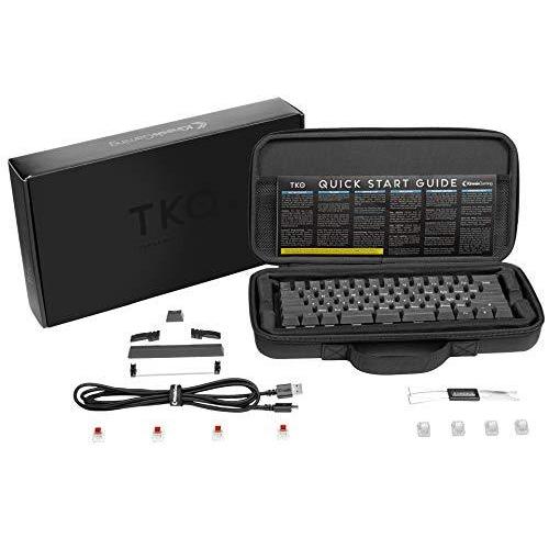 ファッションなデザイン Kinesis 限定版 メカニカルキーボード Tko Gaming ボックスホワイト キーボード
