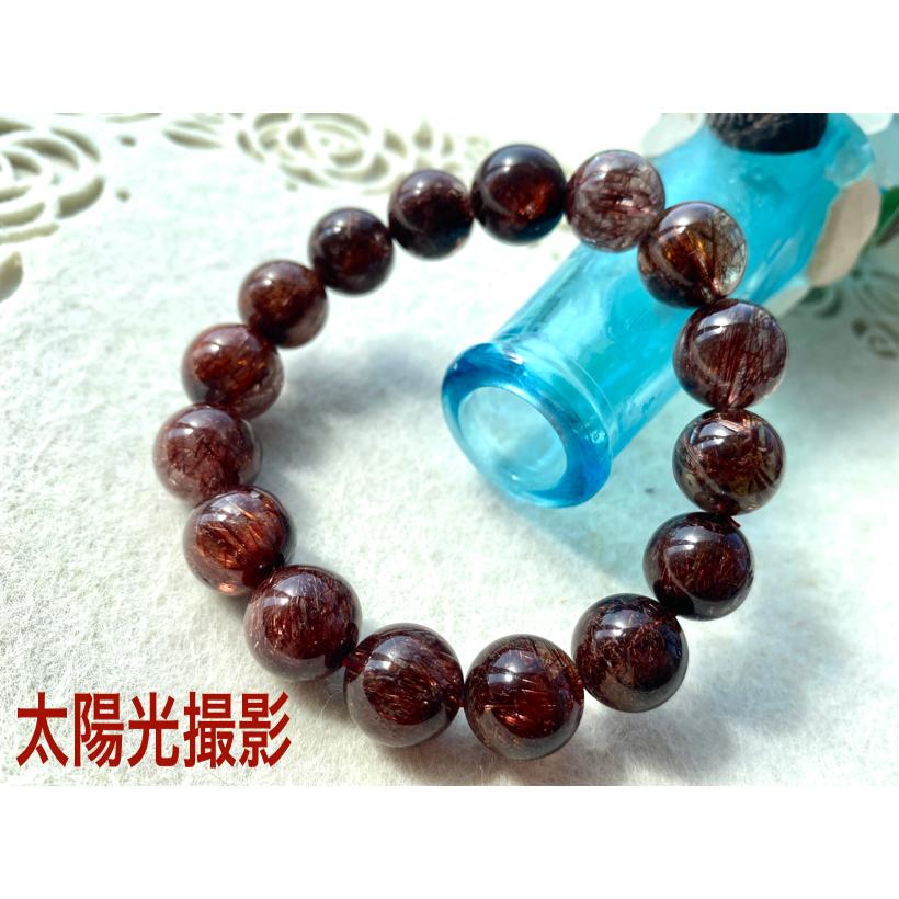 レッドルチルクォーツ 13mm ブレスレット 天然石 レッドルチルクォーツ 13mm ブレスレット 天然石