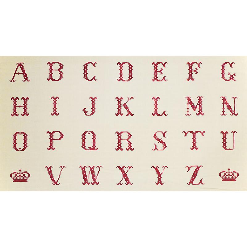 LH-2580 アルファベットのクロスステッチ パネル 110*60 未完成品