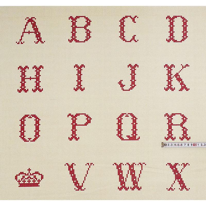 LH-2580 アルファベットのクロスステッチ パネル 110*60 未完成品