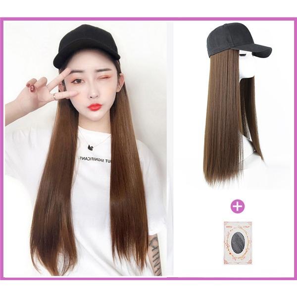 帽子ウィッグ レディース かつら ロング 送料無料 つけ毛 エクステ キャップ 髪付き帽子 セミロング 自然 ストレート おしゃれ 日常用 05oct19vjfmz07 Fairy Dust 通販 Yahoo ショッピング