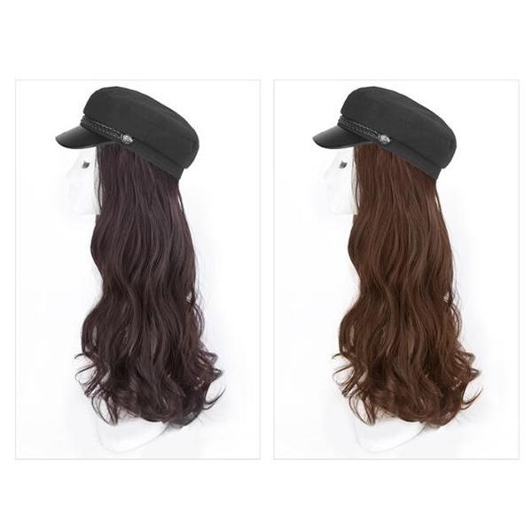 帽子ウィッグ レディース かつら ロング巻き 送料無料 つけ毛 エクステ キャップ 髪付き帽子取り付けられる セミロング 自然 パーマ 05oct19vjfmz12 Fairy Dust 通販 Yahoo ショッピング