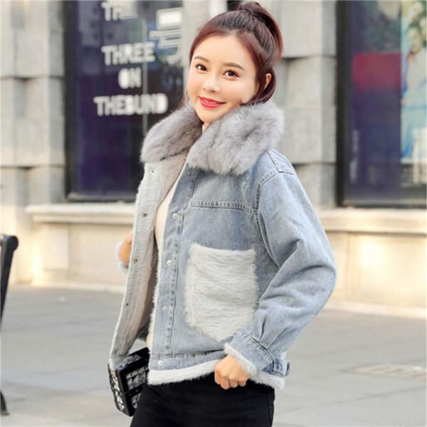 人気ブランドの デニムコートデニムジャケットジージャンｇジャンファー付き裏起毛レディース裏ボアムート トップス Blaklisted Com