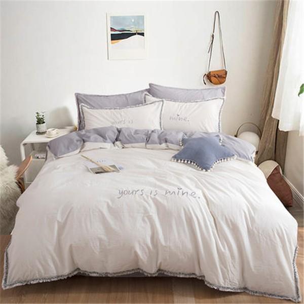 ベッドカバー4点セット ダブルサイズ 柔らかい 寝具 掛け布団カバー ベッドカバーシーツ 枕カバー フリンジ プレゼント 100 綿 ヨーロッパ風 19jun05cpsjt06 Fairy Dust 通販 Yahoo ショッピング