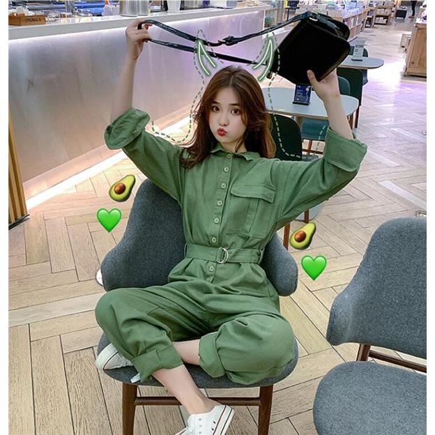 つなぎ おしゃれ ツナギ デニムパンツ ベルト付き レディース 4色 カバーオール オールインワン 大きいサイズ サロペット着痩せ カジュアル 長袖 19mar05vnzltk05 Fairy Dust 通販 Yahoo ショッピング