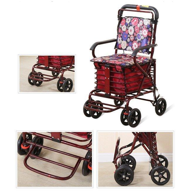 シルバーカー 老人用 手押し車 折りたためる フットペダル付き 高齢者 買い物カート おしゃれ 歩行介助 補助具 散歩 座面付き 高さ調節 ブレーキ付き シルバーカー 老人用 手押し車 折りたためる フットペダル付き 高齢者 買い物カート おしゃれ 歩行介助 補助具 散歩 座面付き 高さ調節 ブレーキ付き タイプCワインレッド