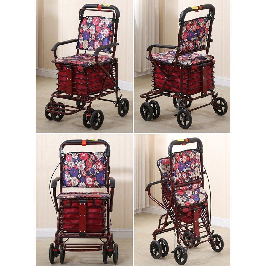 シルバーカー 老人用 手押し車 折りたためる フットペダル付き 高齢者 買い物カート おしゃれ 歩行介助 補助具 散歩 座面付き 高さ調節 ブレーキ付き シルバーカー 老人用 手押し車 折りたためる フットペダル付き 高齢者 買い物カート おしゃれ 歩行介助 補助具 散歩 座面付き 高さ調節 ブレーキ付き タイプCワインレッド