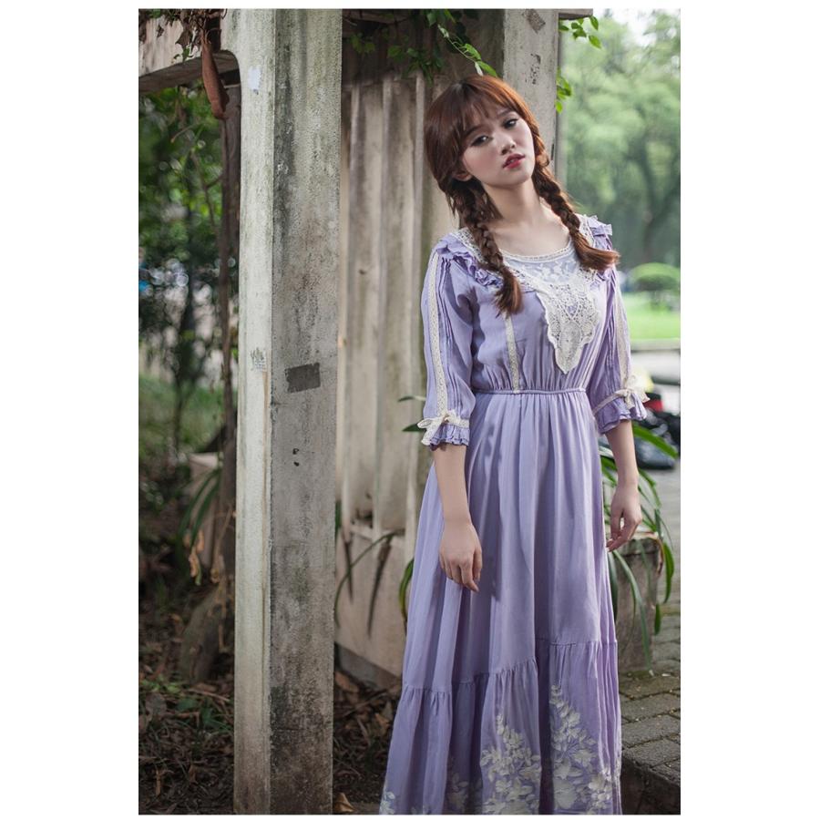 リゾートワンピ マキシワンピ 長袖 マキシ丈ワンピース 秋物 ドレス マキシ丈ワンピース マキシワンピ Y1505 Fairyhouse 通販 Yahoo ショッピング