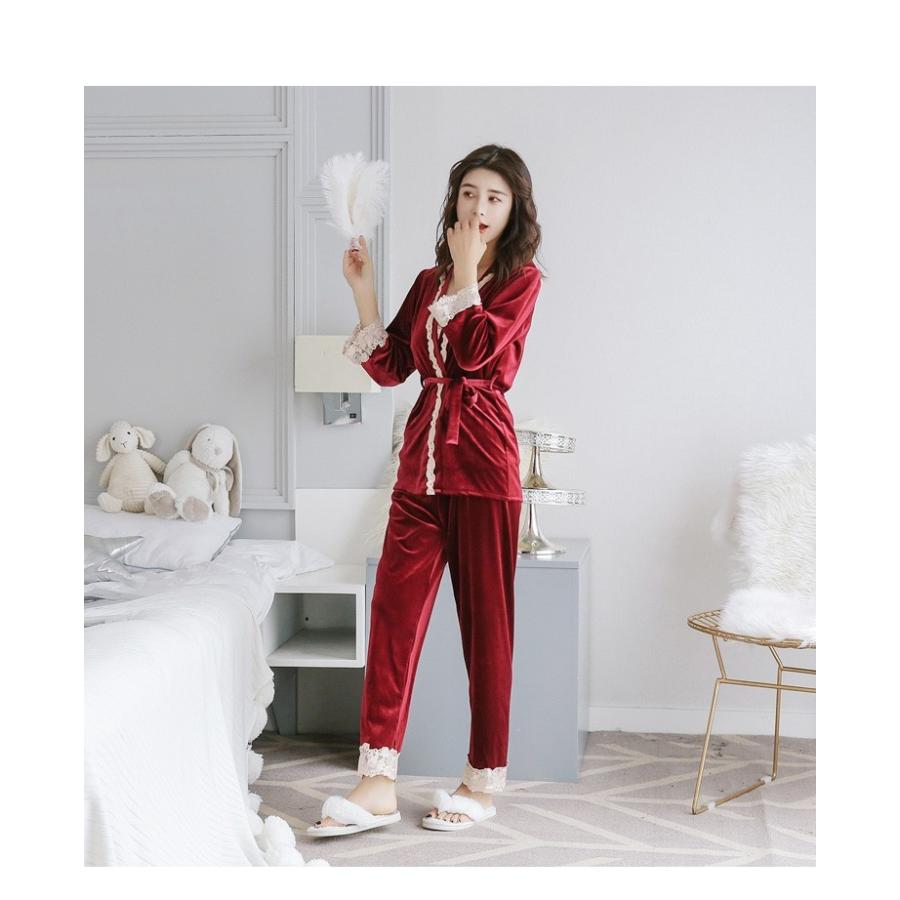 ネグリジェ ルームウエア モコモコ パジャマ レディース 冬 あったか ルームウエア 3点セット かわいい 大きいサイズ ガウン 寝間着 可愛い 大人 上品 部屋着 Y Fairyhouse 通販 Yahoo ショッピング