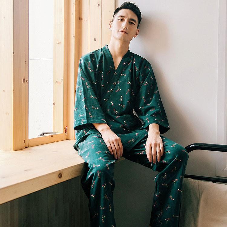 ペアパジャマ ネグリジェ 浴衣 レディース 綿パジャマお寝巻き 和服綿 部屋着 寝間着 男 女 ルームウェア 長袖 前開き 春夏 上下セット二点セット パジャマ Y Fairyhouse 通販 Yahoo ショッピング